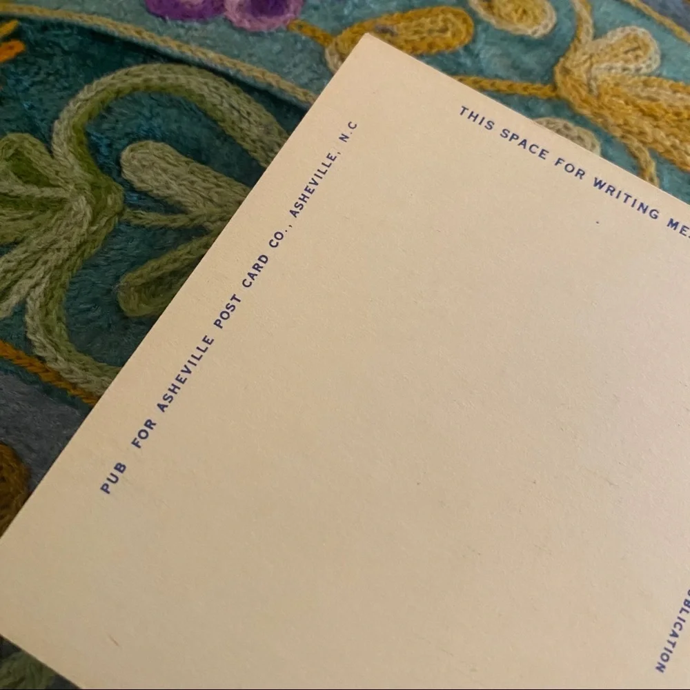 Vintage 1940’s Linen Unused Postcard, Vintage Stationary, Gag Gift,‎ Unused